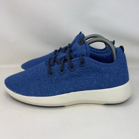 Allbirds Wool Runners Comfort Shoes Blue Women's Size 9 - Picture 2 of 7